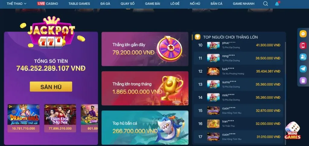 Đa dạng trò chơi bắn cá xin888